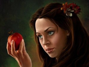 A bűnbe esés fő csábítója, a biblikus alma.