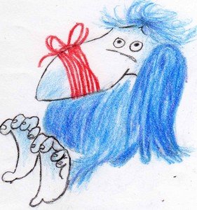 Sajdik Ferenc Kossúth díjas grafikus, karikaturista rajza.